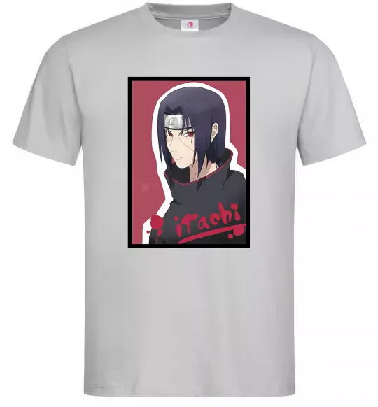 Мужская футболка Itachi Серый фото
