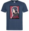 Мужская футболка Itachi Темно-синий Мужская футболка Itachi Темно-синий фото
