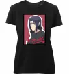 Жіноча преміум футболка Itachi Чорний фото