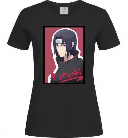 Жіноча футболка Itachi Чорний фото