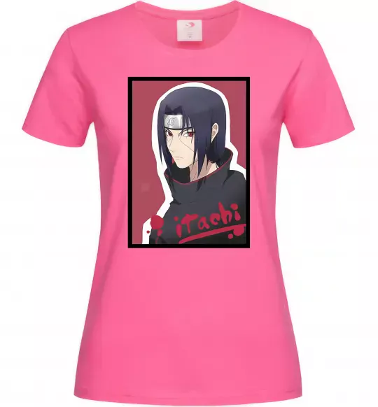 Жіноча футболка Itachi Яскраво-рожевий фото