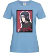 Жіноча футболка Itachi Блакитний фото