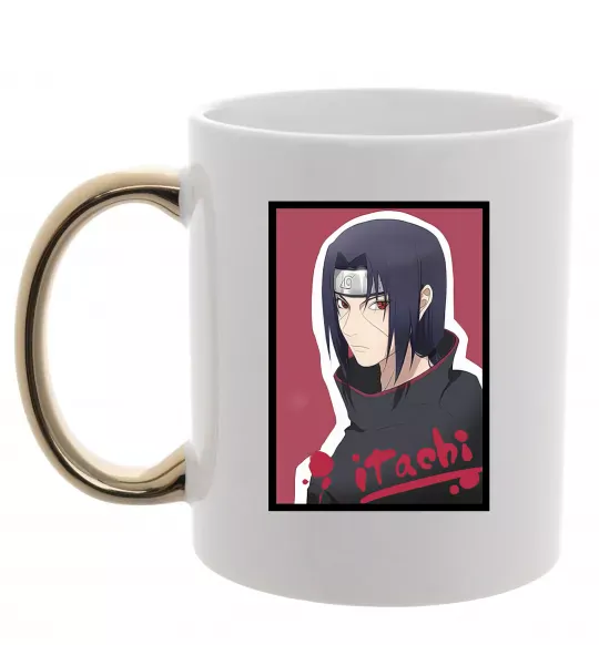 Чашка з кольоровою ручкою Itachi Золото фото