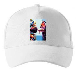 Кепка Какаши Хатаке і котик Кепка Какаши Хатаке і котик