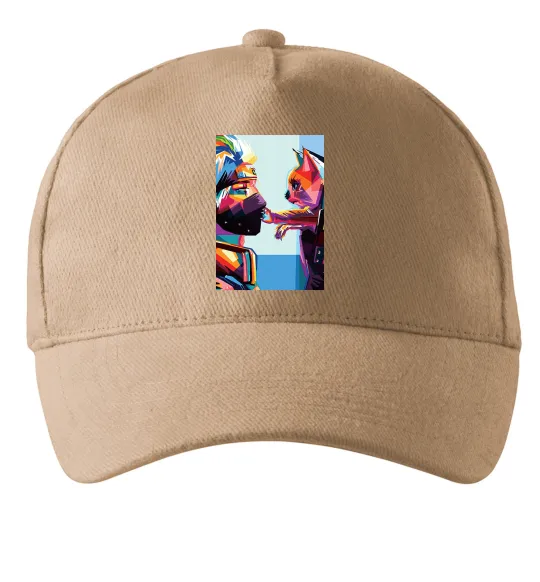 Кепка Какаши Хатаке і котик Песочный фото