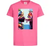 Детская футболка Какаши Хатаке і котик Ярко-розовый фото