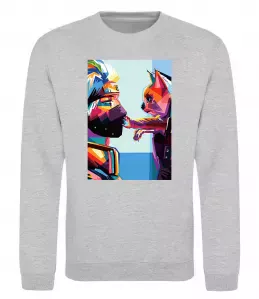 Світшот Gaara Сірий меланж фото