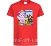 Детская футболка Лунтик и друзья Красный фото
