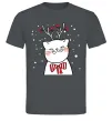 Чоловіча футболка Кіт-олень Графіт фото