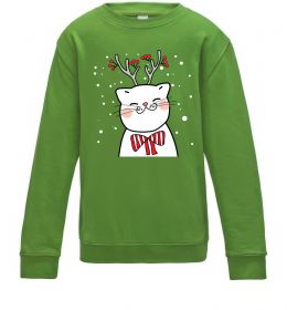 Дитячий світшот Кіт-олень Дитячий світшот Кіт-олень