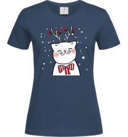Женская футболка Кіт-олень Женская футболка Кіт-олень