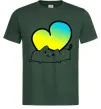 Мужская футболка Кіт любить Україну Темно-зеленый Мужская футболка Кіт любить Україну Темно-зеленый фото