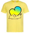 Мужская футболка Кіт любить Україну Лимонный Мужская футболка Кіт любить Україну Лимонный фото