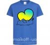 Детская футболка Кот любит Украину Ярко-синий фото