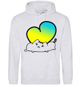 Мужская толстовка (худи) Кіт любить Україну Мужская толстовка (худи) Кіт любить Україну