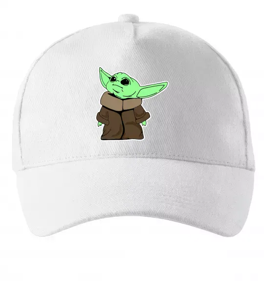 Кепка Маленький Йода Білий фото