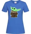 Женская футболка Маленький Йода Ярко-синий Женская футболка Маленький Йода Ярко-синий фото