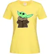 Женская футболка Маленький Йода Лимонный Женская футболка Маленький Йода Лимонный фото