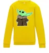 Детский Свитшот Маленький Йода Солнечно желтый Детский Свитшот Маленький Йода Солнечно желтый фото