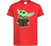Детская футболка Маленький Йода Красный Детская футболка Маленький Йода Красный фото