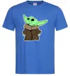 Мужская футболка Маленький Йода Ярко-синий Мужская футболка Маленький Йода Ярко-синий фото