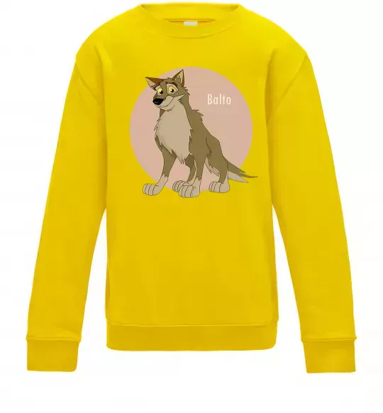 Дитячий світшот Balto Сонячно жовтий фото