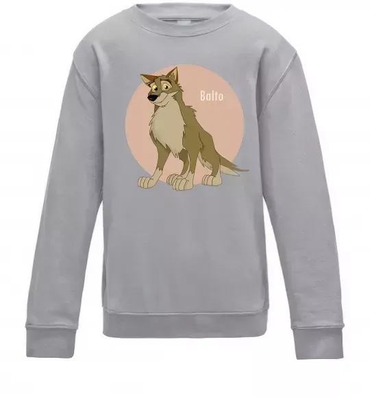 Дитячий світшот Balto Сірий меланж фото