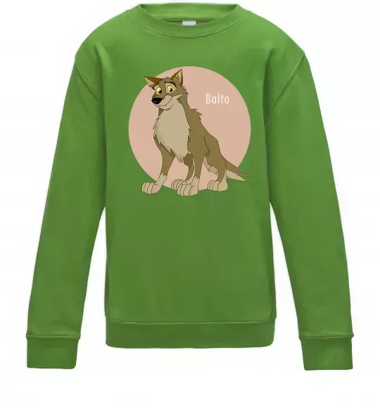 Дитячий світшот Balto Лаймовий фото