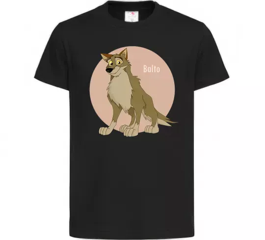 Дитяча футболка Balto Чорний фото