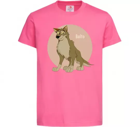 Дитяча футболка Balto Яскраво-рожевий фото