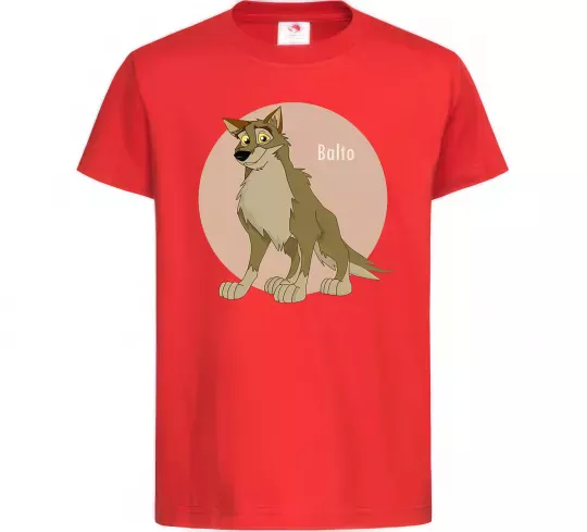 Дитяча футболка Balto Червоний фото