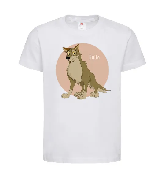Детская футболка Balto Белый фото