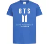 Дитяча футболка BTS Love yourself Яскраво-синій Дитяча футболка BTS Love yourself Яскраво-синій фото