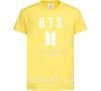 Дитяча футболка BTS Love yourself Лимонний фото
