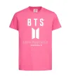 Дитяча футболка BTS Love yourself Яскраво-рожевий фото