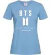 Женская футболка BTS Love yourself Голубой Женская футболка BTS Love yourself Голубой фото