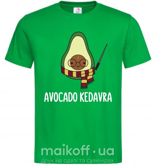 Мужская футболка Аvocado cedavra Зеленый фото
