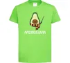 Дитяча футболка Аvocado cedavra Лаймовий фото