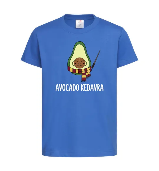 Детская футболка Аvocado cedavra Ярко-синий фото