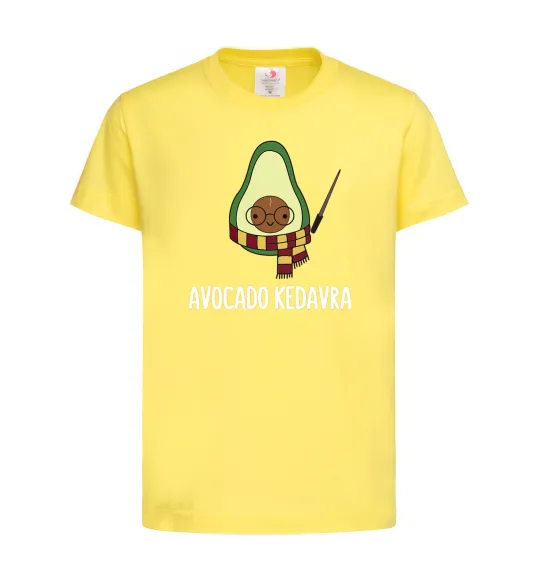 Детская футболка Аvocado cedavra Лимонный фото