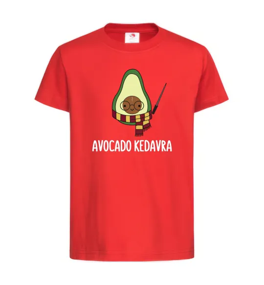 Детская футболка Аvocado cedavra Красный фото