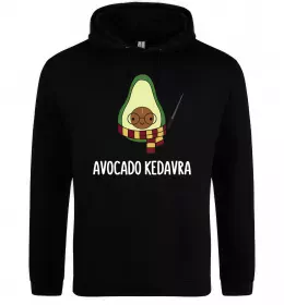 Женская толстовка (худи) Аvocado cedavra Черный фото