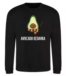 Свитшот Аvocado cedavra Черный фото