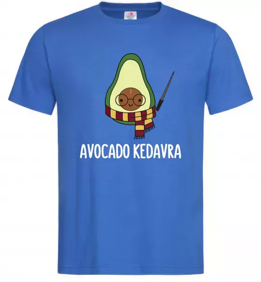 Чоловіча футболка Аvocado cedavra Яскраво-синій фото