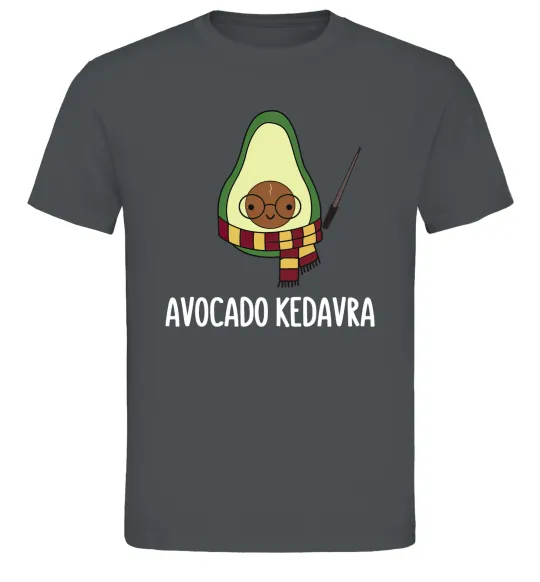Чоловіча футболка Аvocado cedavra Графіт фото