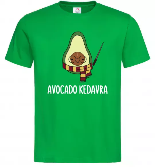 Чоловіча футболка Аvocado cedavra Зелений фото