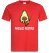 Чоловіча футболка Аvocado cedavra Червоний Чоловіча футболка Аvocado cedavra Червоний фото