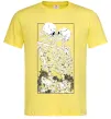 Чоловіча футболка Два скелета Лимонний фото
