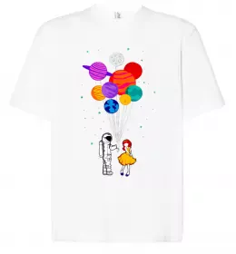 Футболка Оверсайз Борщ від всіх хвороб Белый фото