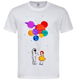 Мужская футболка Космонавт з кульками